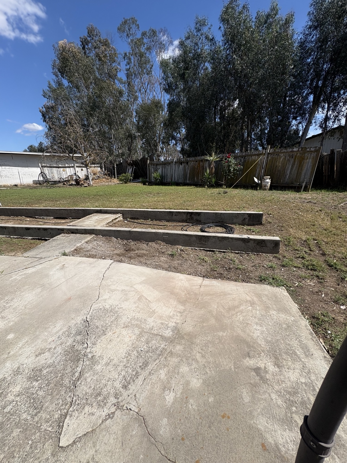 Clean yard after Rapid Haul cleanup